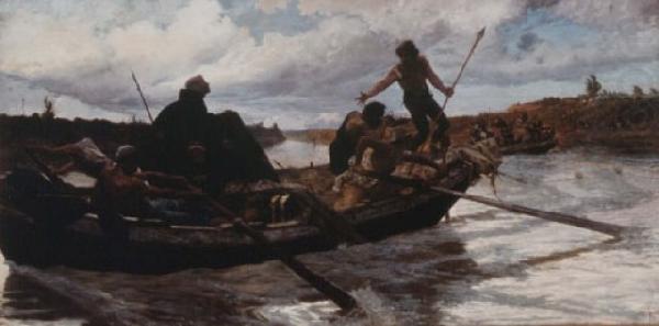 Joris van Son La fuga di Papa Eugenio IV china oil painting image